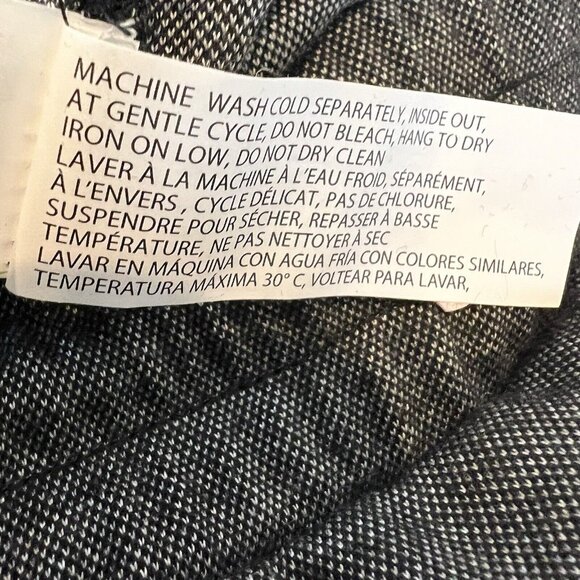 Dex Clothing NWOT Black White Center Seam Drawstring Taper Pant L - Picture 13 of 15